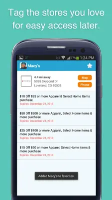 Coupon Sherpa android App screenshot 1